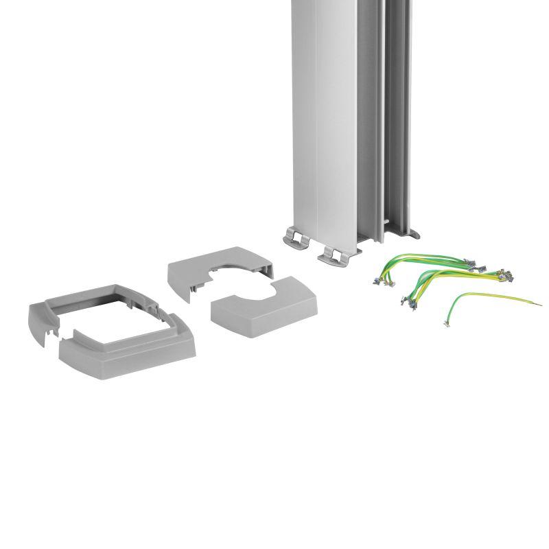 Колонна Legrand Snap-On 4 секции 3.3м с алюм. крышкой алюм. 653051