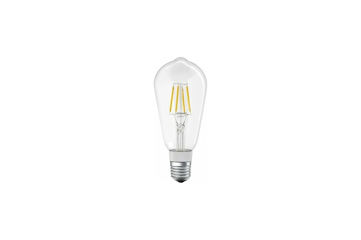 Умная Bluetooth лампа LEDVANCE SMART+ Filament Edison Dimmable 60 6 W/2700K E27 4058075208575