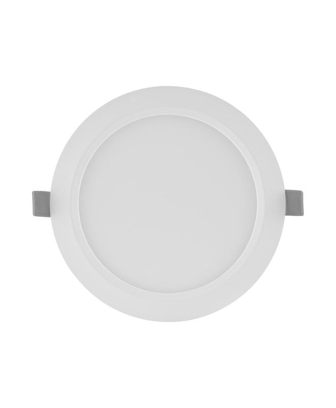 Светильник светодиодный Downlight SLIM ROUND тонкий ДВО 18Вт 6500К 1440лм IP20 ECO CLASS бел. LEDVANCE 4058075154865