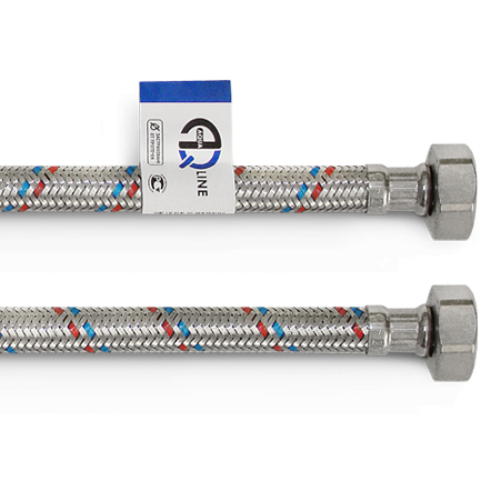 Подводка гибкая для воды 1/2 ВВ 30см латунь