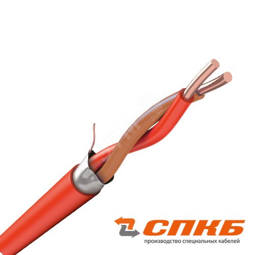 Кабель КПСТТнг(А)-HF 1х2х0.50 красный