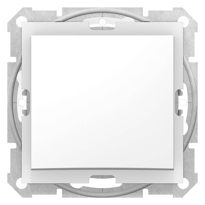 Выключатель одноклавишный Schneider Electric SEDNA, белый, SDN0100321