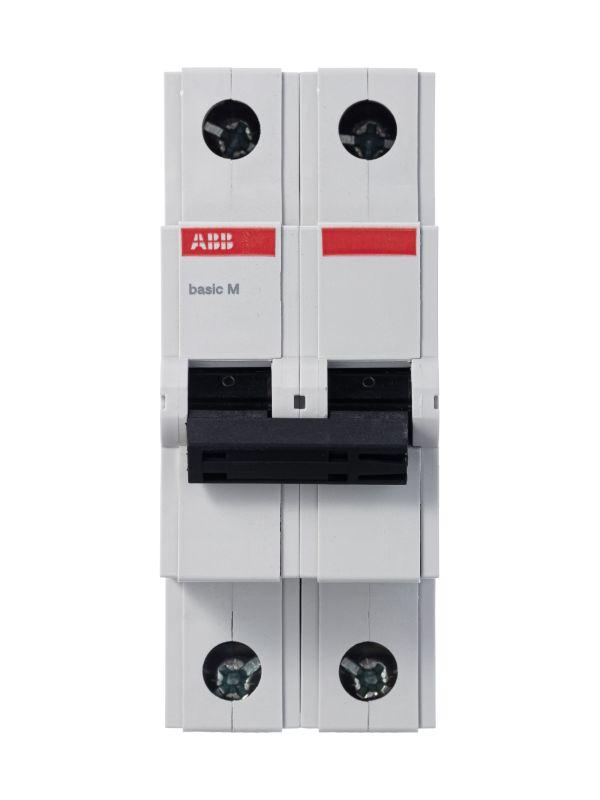 Автоматический выключатель ABB   2п C 25А 4.5кА Basic M BMS412C25  2CDS642041R0254