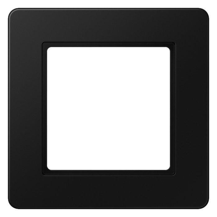 Рамка 1 пост Jung AFLOW, черный матовый, AF581BFSWM