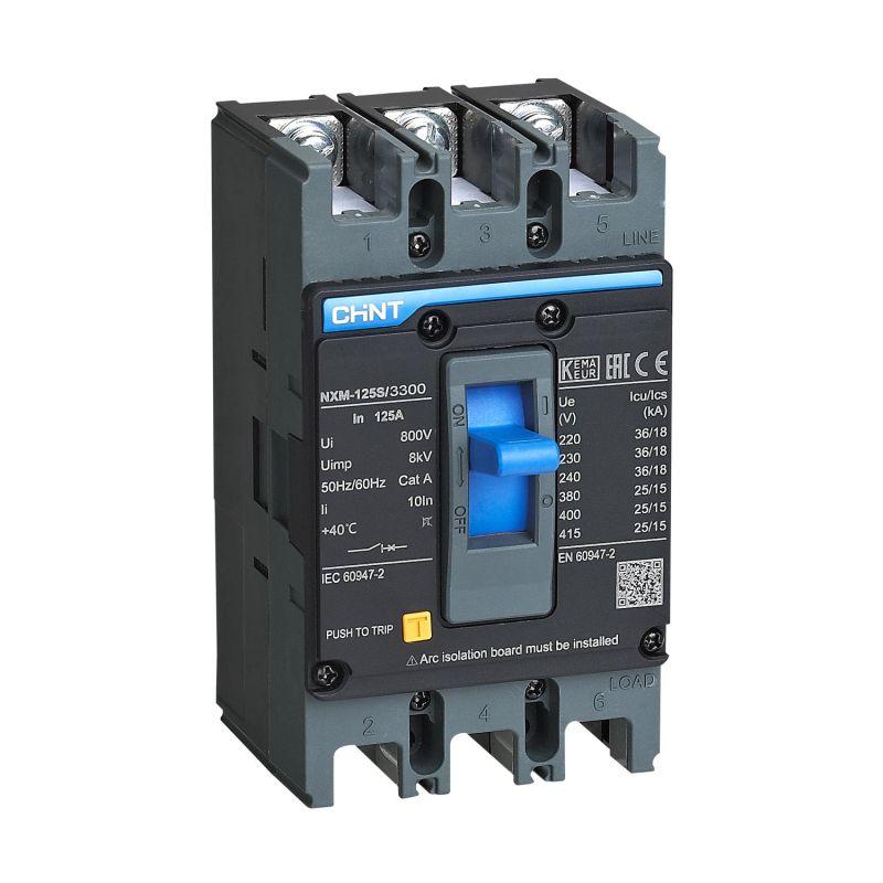 Выключатель автоматический 3п 50А 50кА NXM-125H (R) CHINT 844288