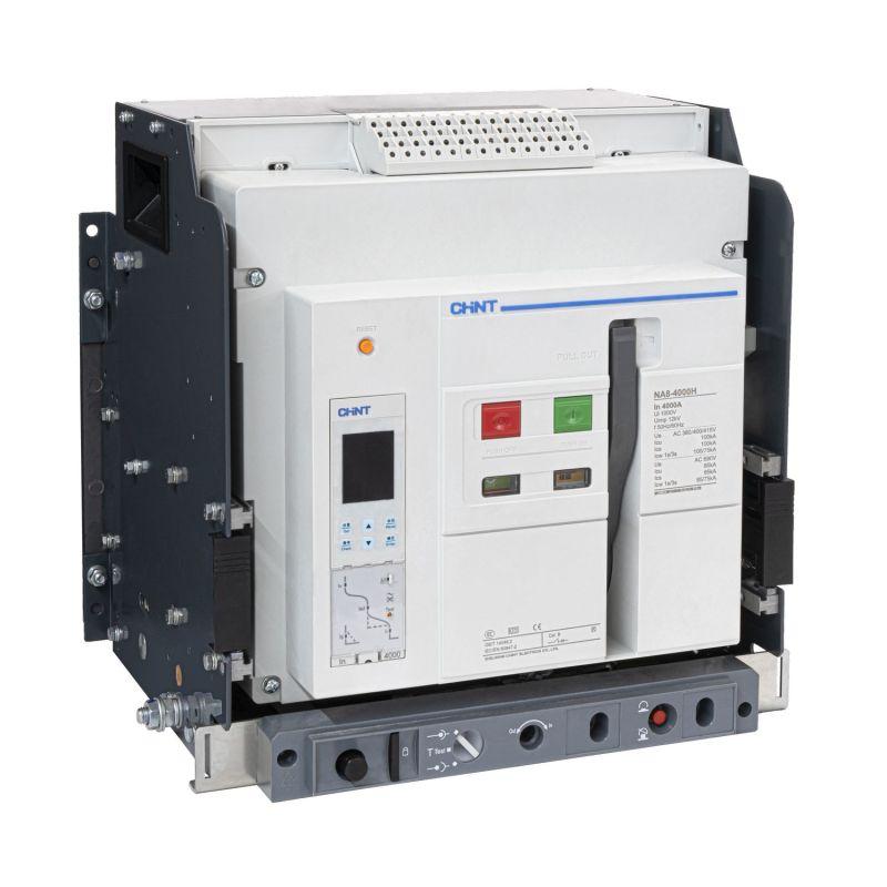 Выключатель автоматический воздушный NA8-4000H-1600M/4P стац. 1600А 100кА тип M AC230В (R) CHINT 262763