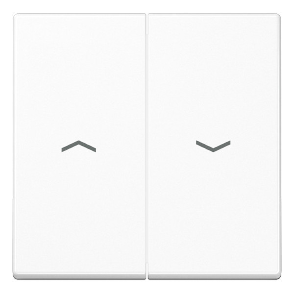 Клавиша для жалюзийного выключателя Jung А-СЕРИЯ, белый, A595PWW