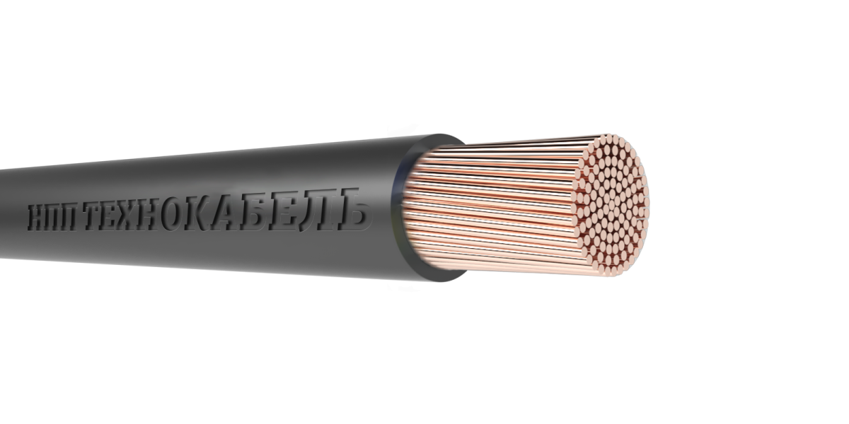 Провод силовой ПуГВнг(А)-LS 1х4 черный ТРТС