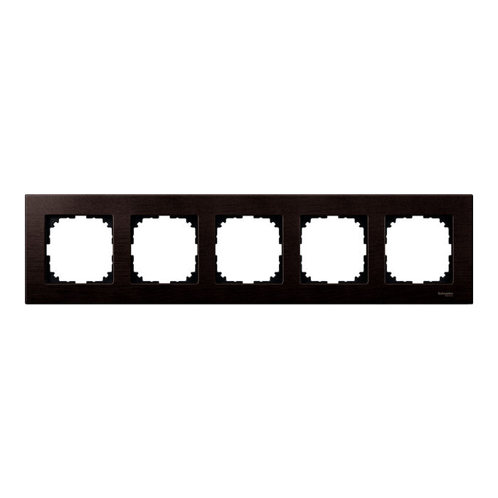 Рамка 5 постов Schneider Electric MERTEN M-ELEGANCE, венге, MTN4055-3471