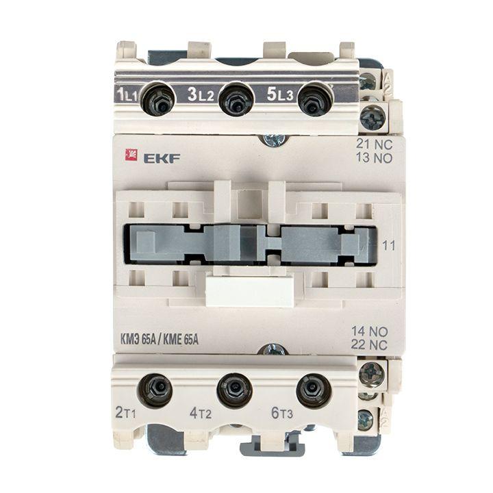 Контактор КМЭ 65А кат. 380В AC 1НО+1НЗ EKF ctr-s-65-380