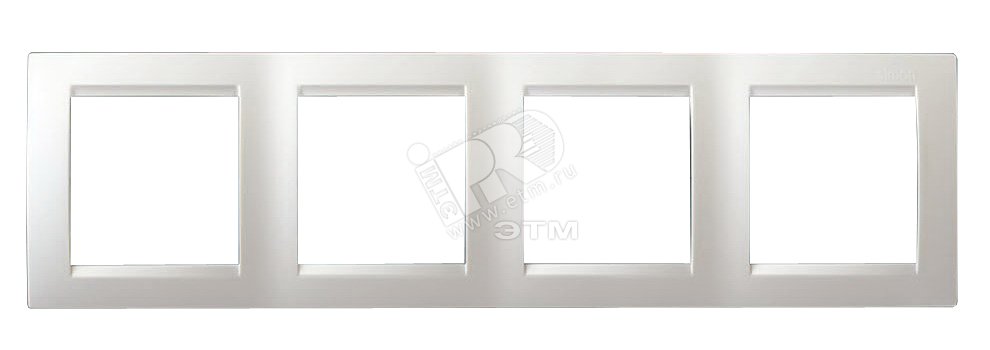 15 Рамка на 4 поста белый