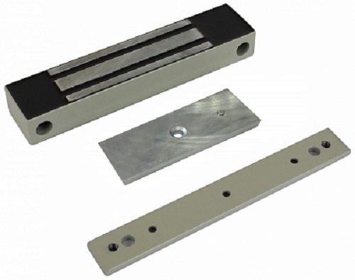 Замок электромагнитный усилие 100 кг ML-100K с планкой