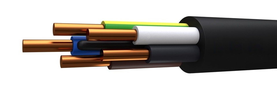 Кабель силовой ВВГнг(А)-LS 5х6 барабан