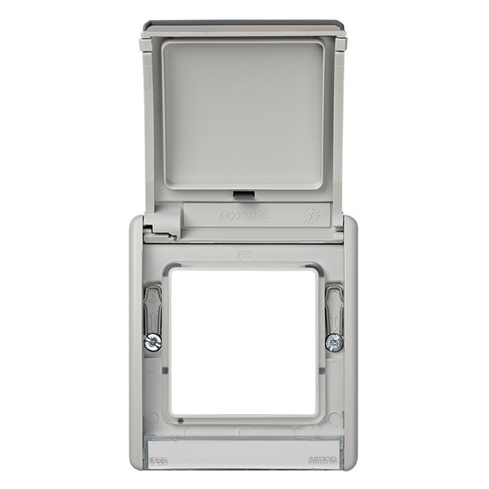 Рамка  Simon SIMON 44 AQUA, горизонтальная, серый, 4400092-035