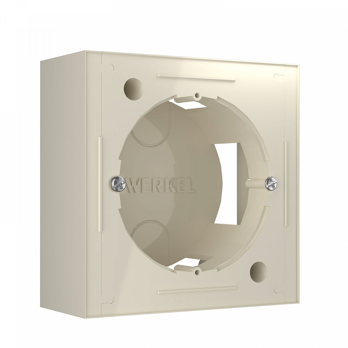 Коробка для накладного монтажа слоновая кость W8000003