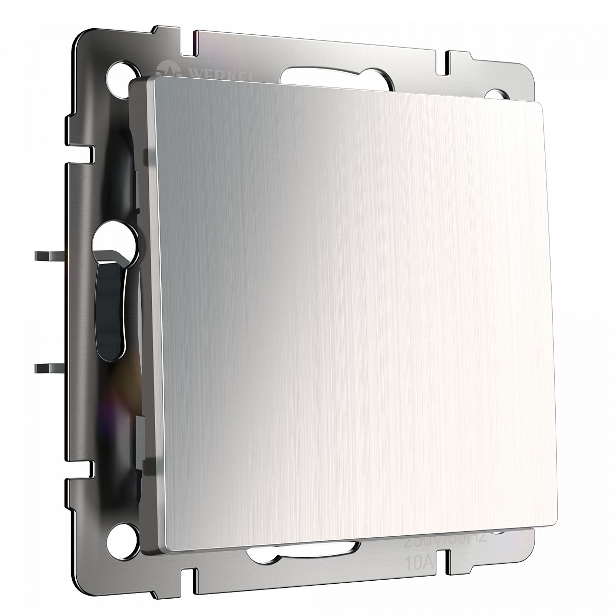 Выключатель одноклавишный глянцевый никель W1110002